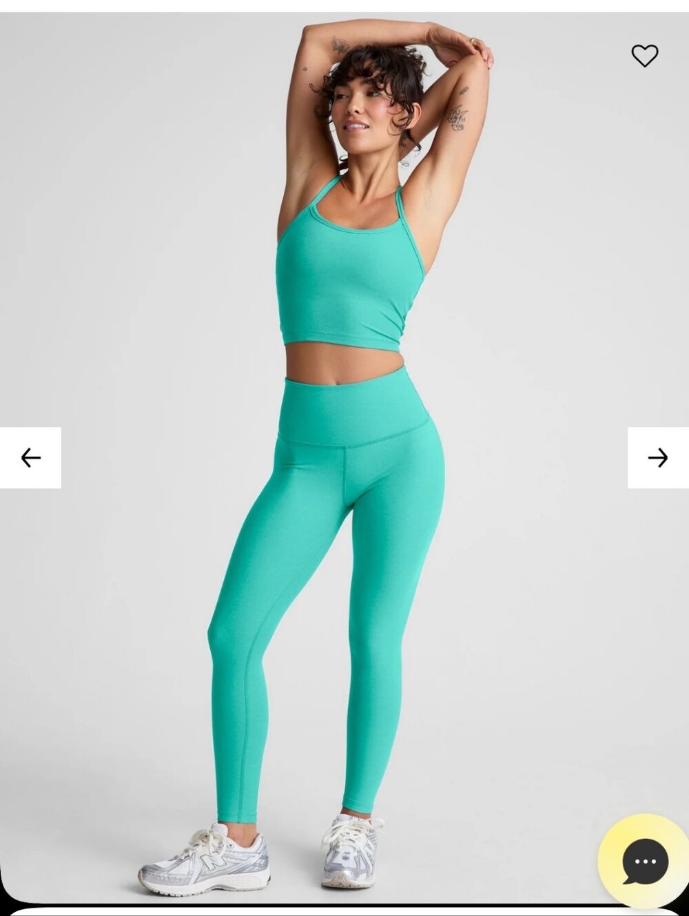 Spacedye Beyond Yoga Legging  in Caribbean Sea Heather